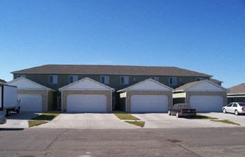 Double Garage at Courtyard Townhomes, Moorhead